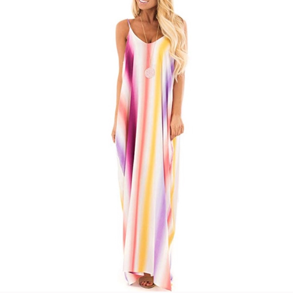 Awesome colorage Maxi Dress.